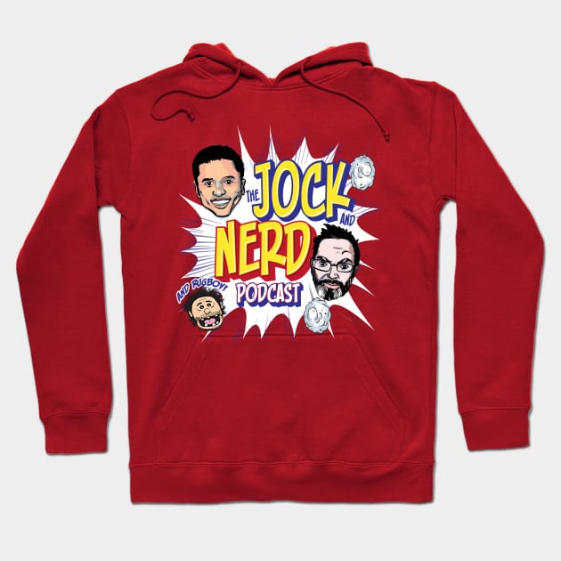 Jock and Nerd Podcast Logo Hoodie by The Jock and Nerd Podcast